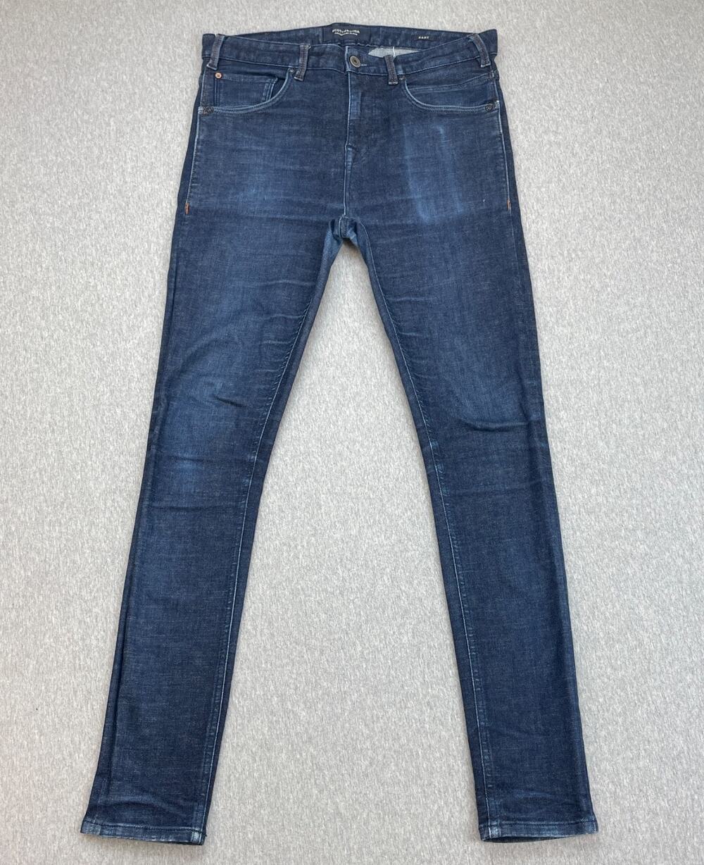 Scotch & Soda Jeans Mens 32 x 34 Amsterdams Blauw‎ Cotton Blend Stretch Slim
